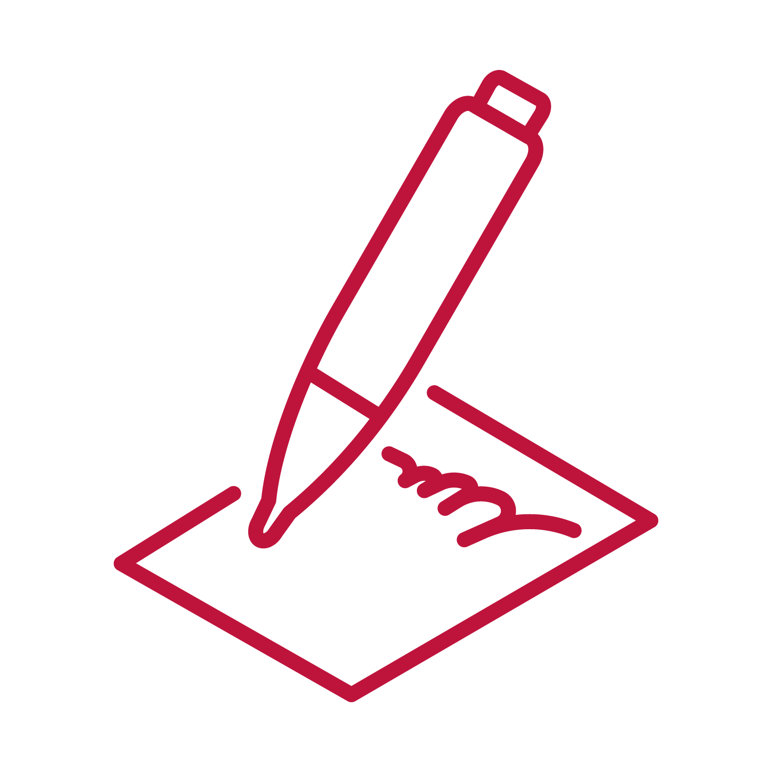 mvp script writing icon red